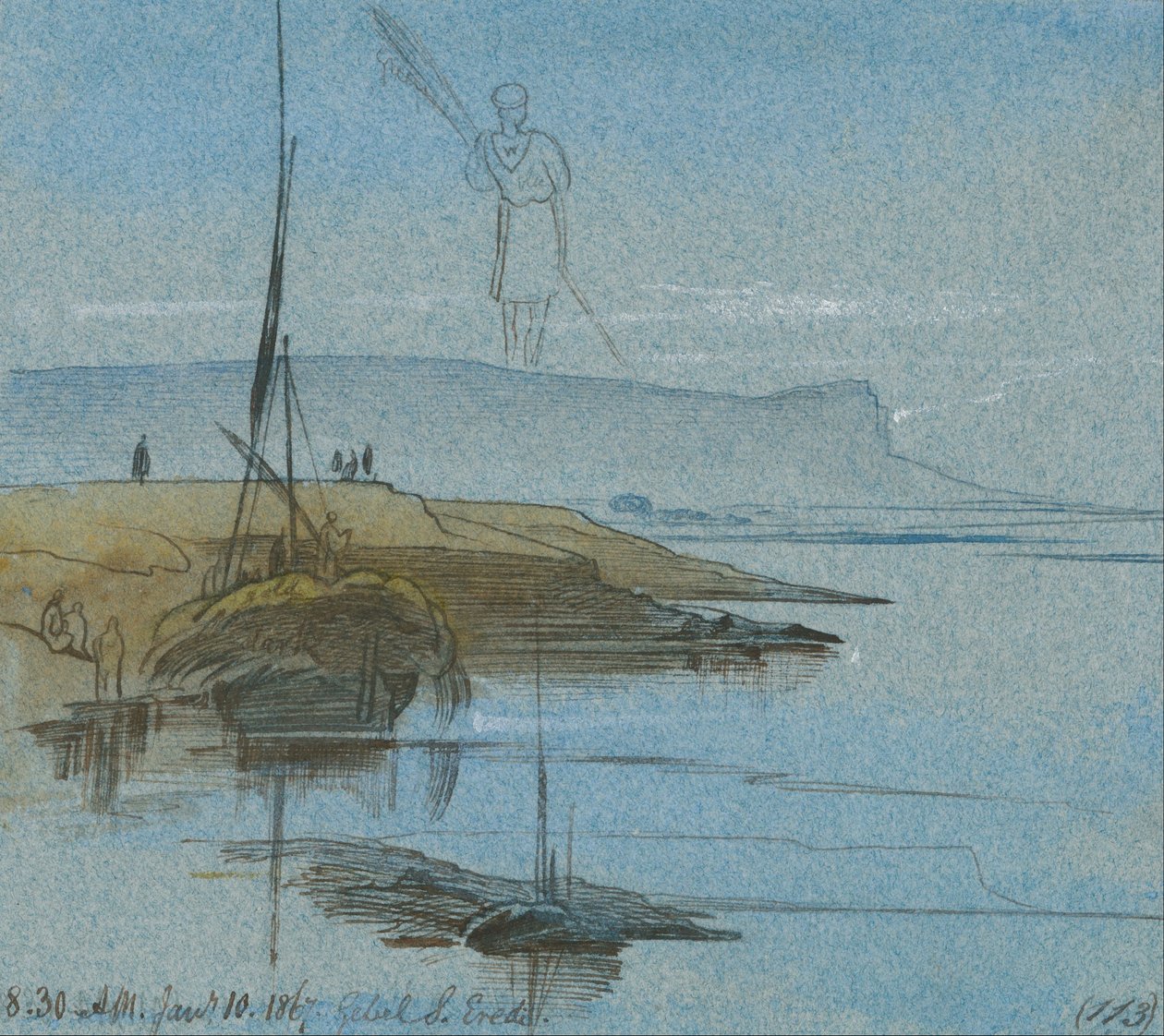 Jebel Sheikh -arvinger av Edward Lear