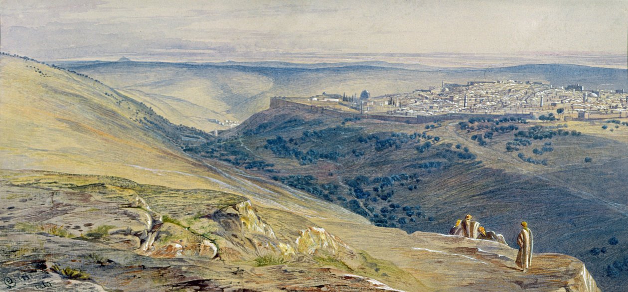 Jerusalem av Edward Lear