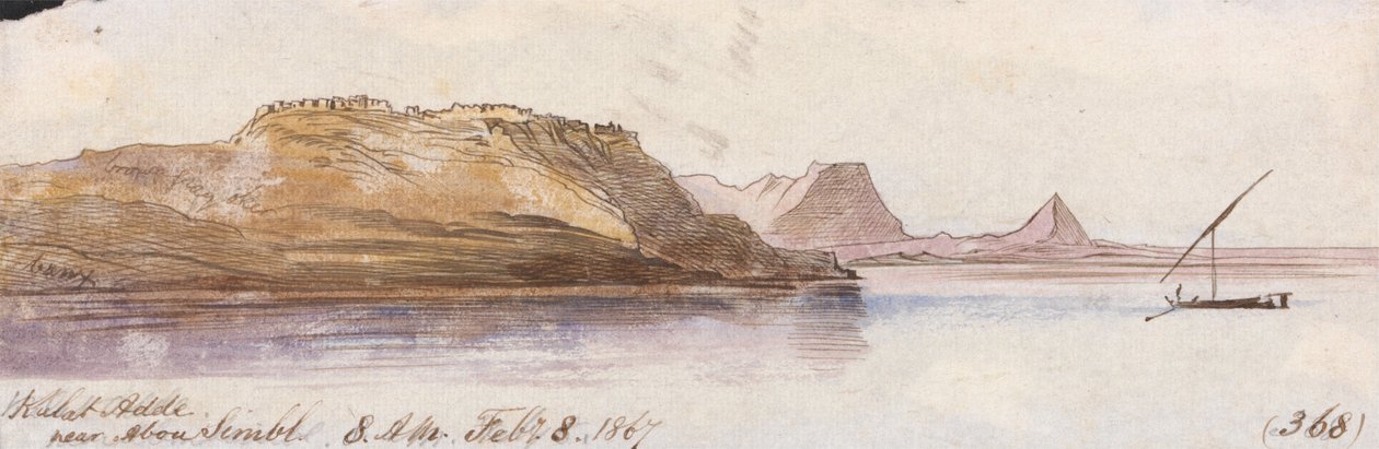 Sopp Adde, i nærheten av Abu Simbel av Edward Lear