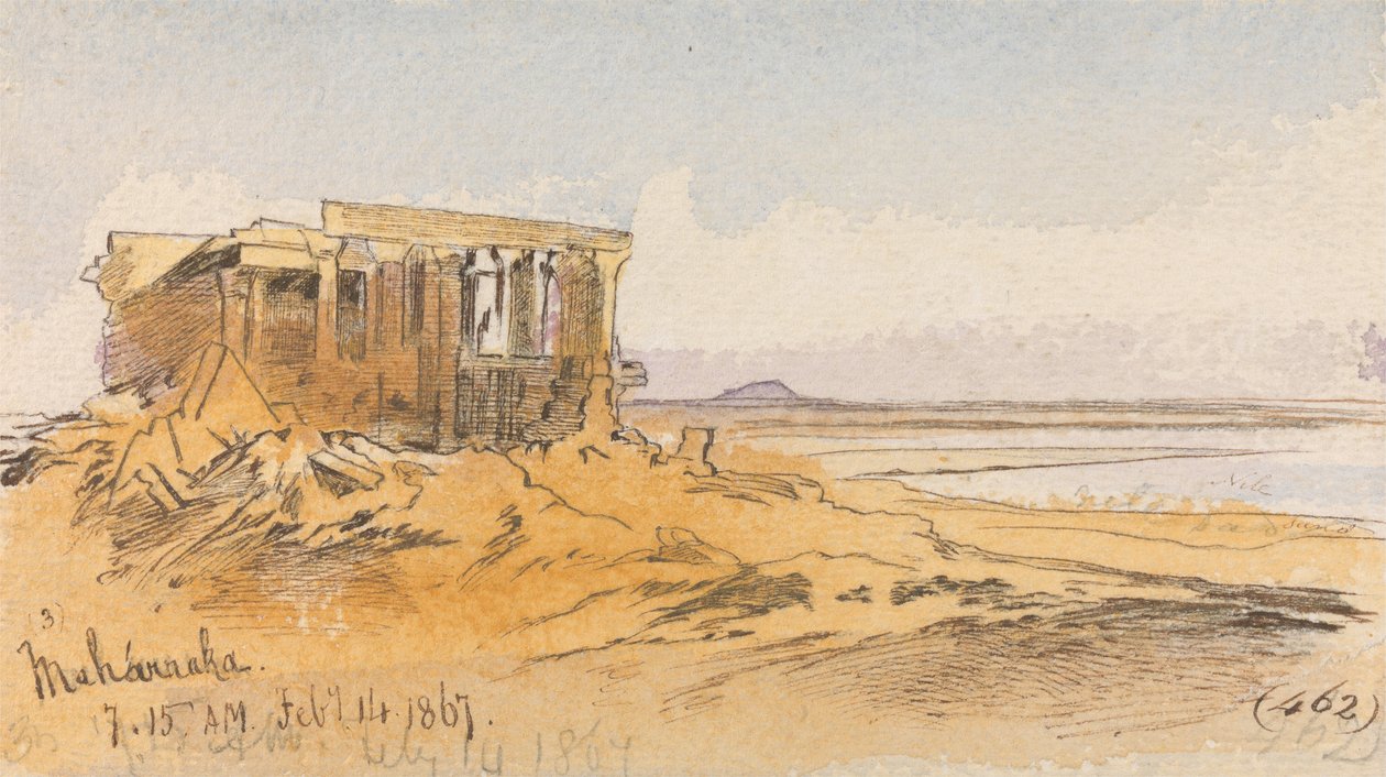 Maharraka, 7-15 am, 14. februar 1867 (462) av Edward Lear