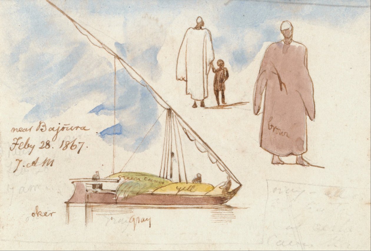 I nærheten av Bajoura av Edward Lear