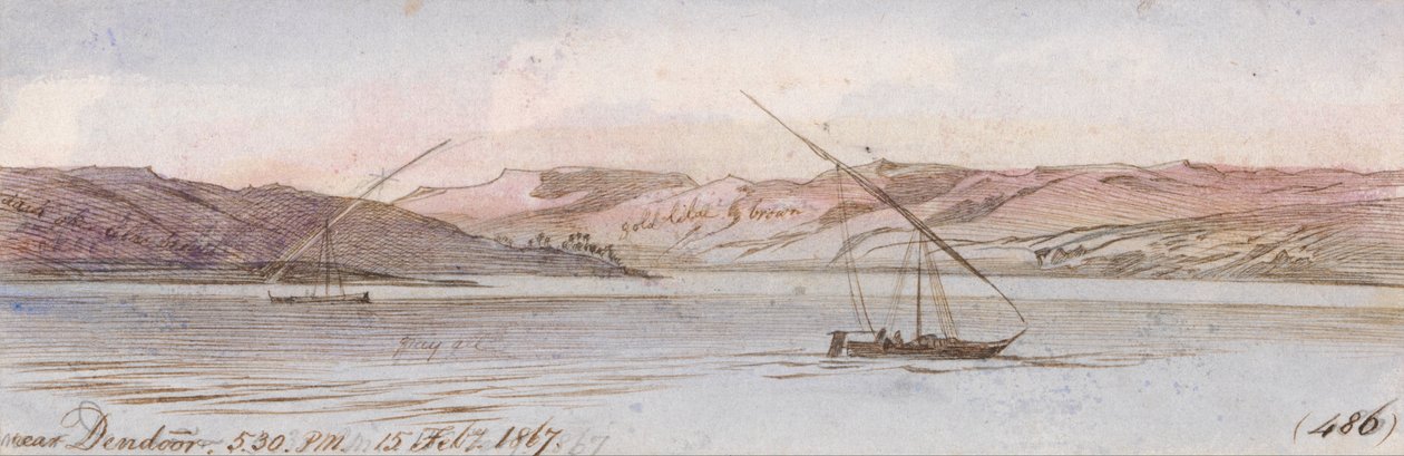 I nærheten av Dendour av Edward Lear