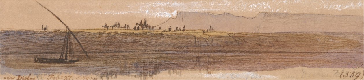 I nærheten av Dishna av Edward Lear