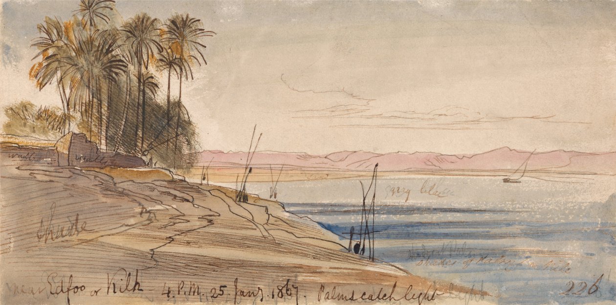 I nærheten av Edfu eller Kilh av Edward Lear
