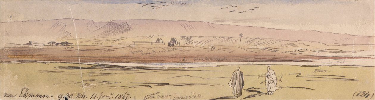 I nærheten av Ekhmim av Edward Lear