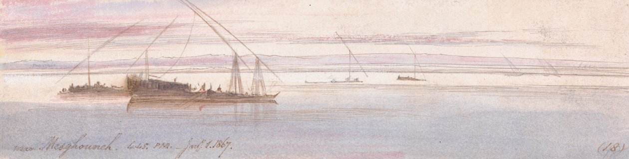 I nærheten av Mesghouneh av Edward Lear