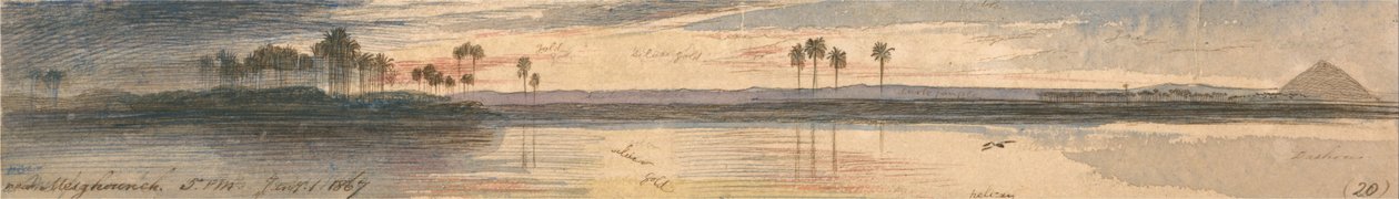 I nærheten av Mesghouneh av Edward Lear
