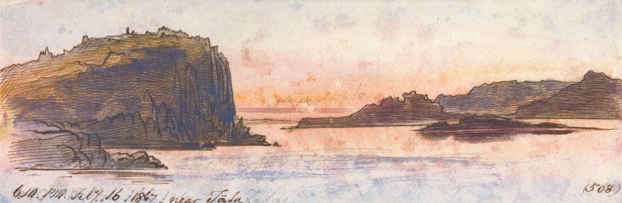 Nær Tafa, 6-10 pm, 16. februar 1867 (508) av Edward Lear