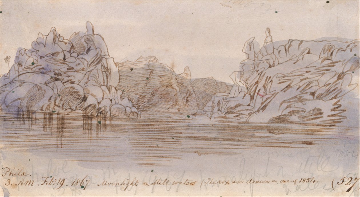 Philae av Edward Lear