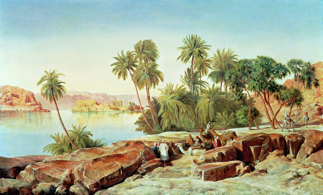 Philae på Nilen av Edward Lear