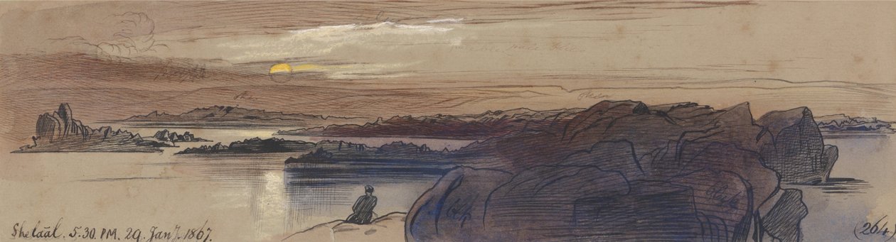 Shelaal, 5-30, 29. januar 1867 (264) av Edward Lear