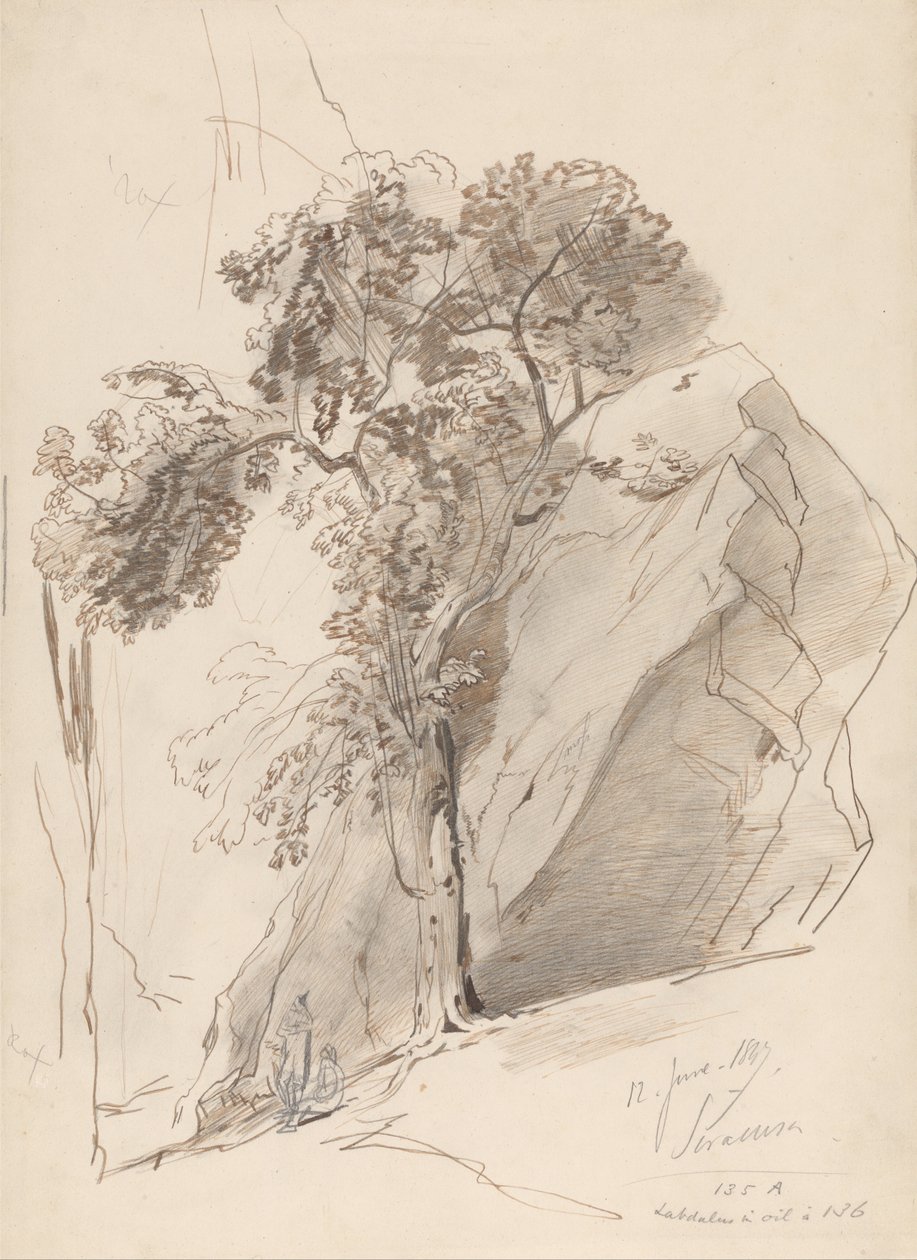 Siracusa, 12. juni 1847 av Edward Lear