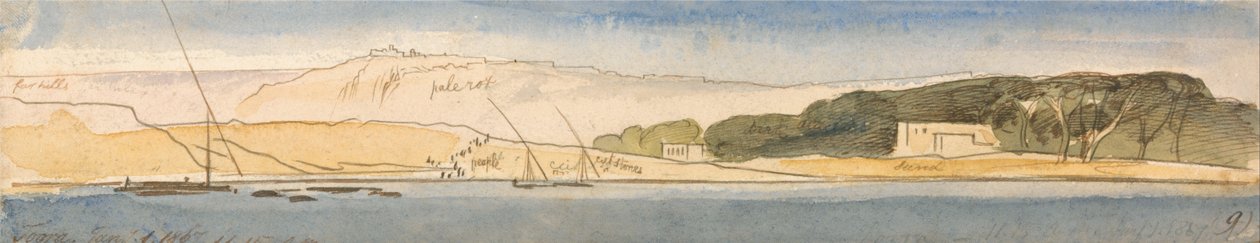Toara, kl. 11-15, 1. januar 1867 (9) av Edward Lear