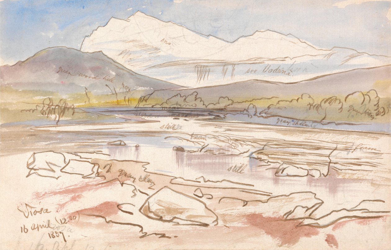 Vjose, 12.-30. S.m., 16. april 1857 av Edward Lear