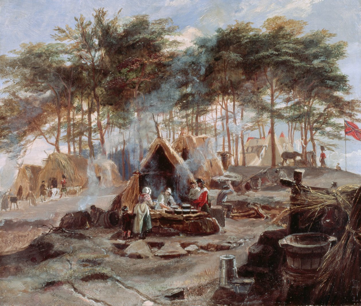 Chobham leir, 1853 av Edward Matthew Ward