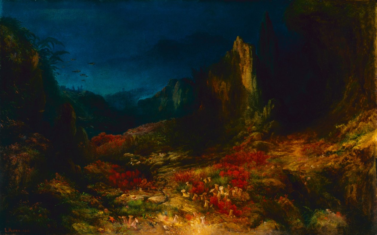 Dalen i havet av Edward Moran