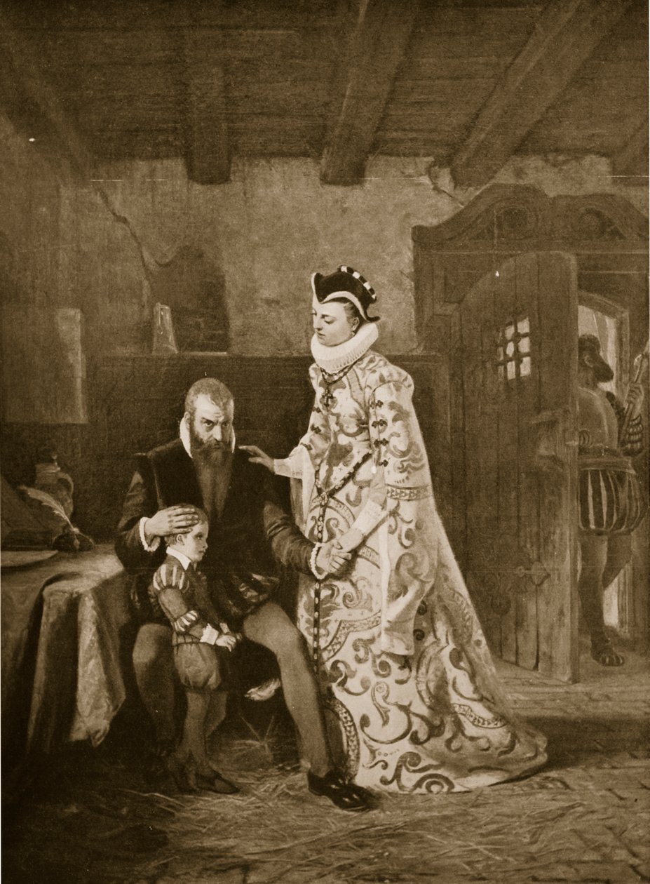 Karin Mansdatter besøker Erik XIV i Fengselet av Edward Perseus