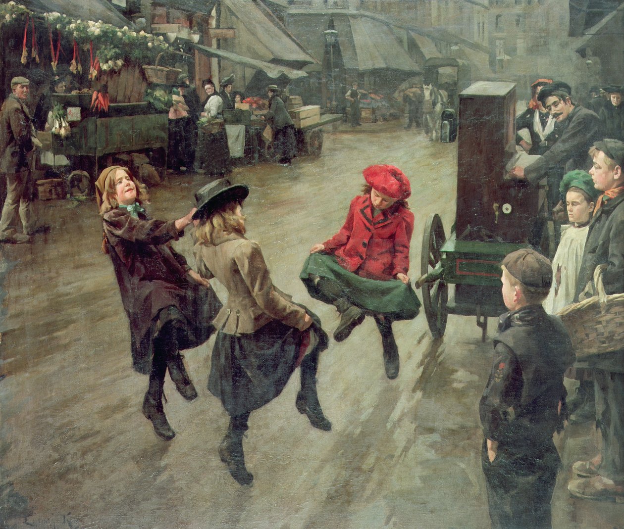 London Street Children, 1904 av Edward R. King