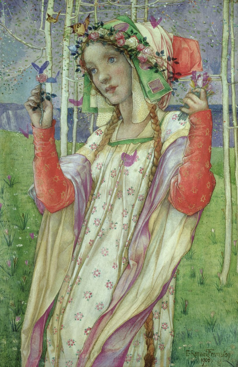 Eventyrland, 1906 av Edward Reginald Frampton