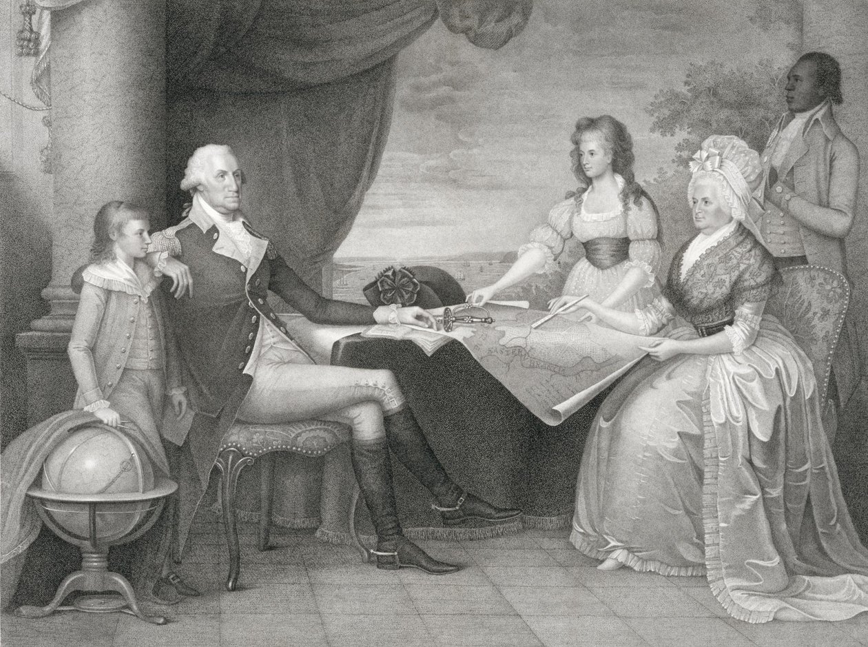 Familien Washington av Edward Savage