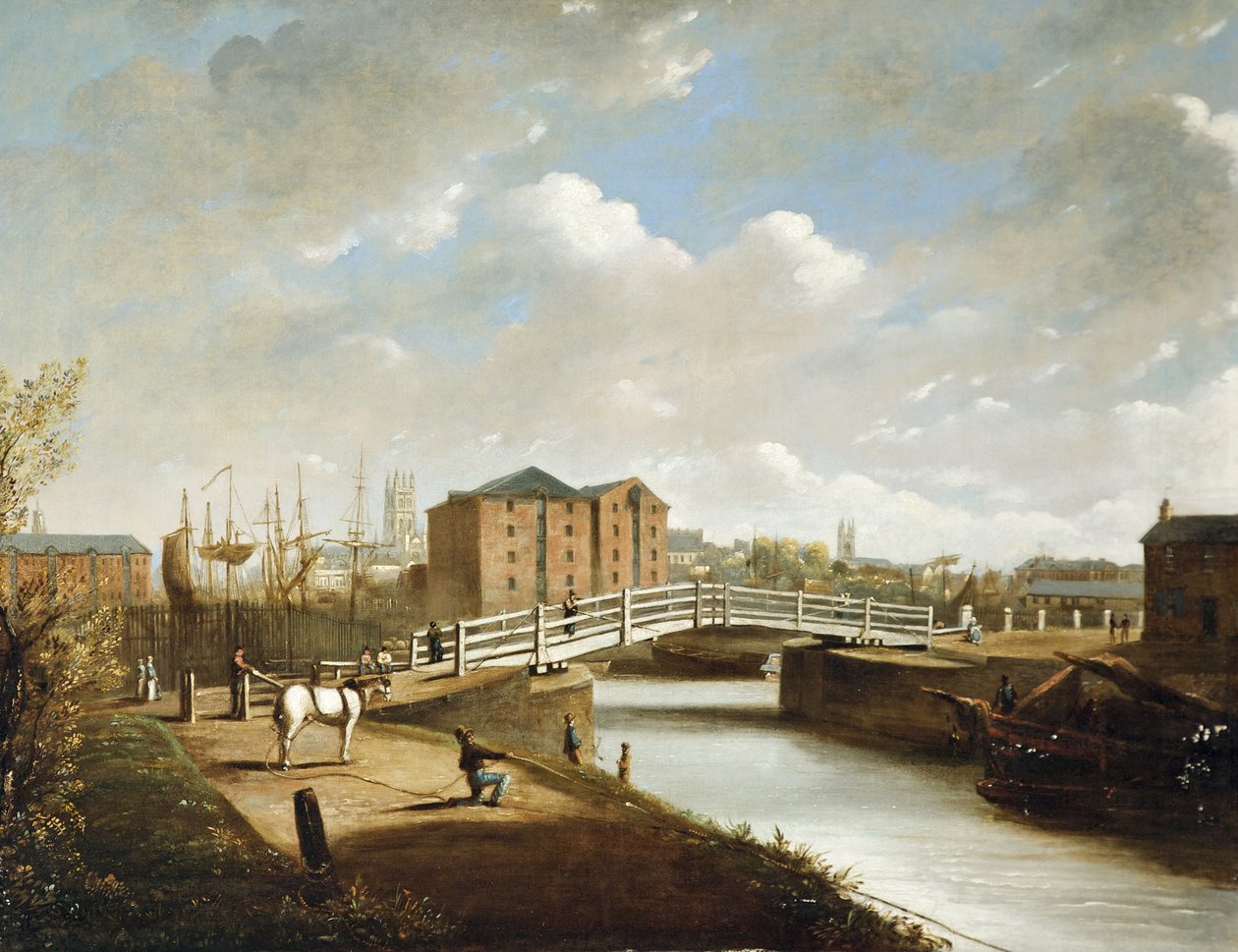 Llanthony Bridge, Gloucester Docks av Edward Smith