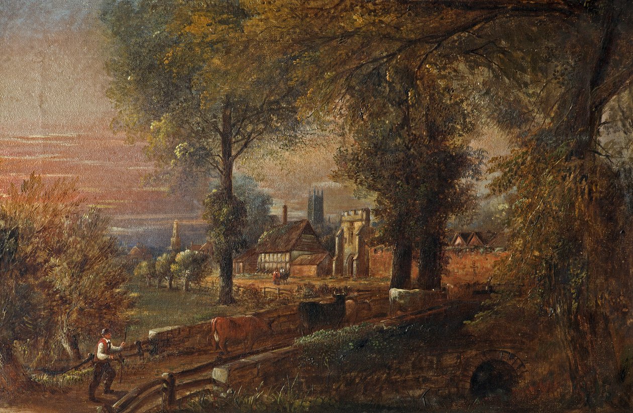 Llanthony, Gloucester, 1870 av Edward Smith