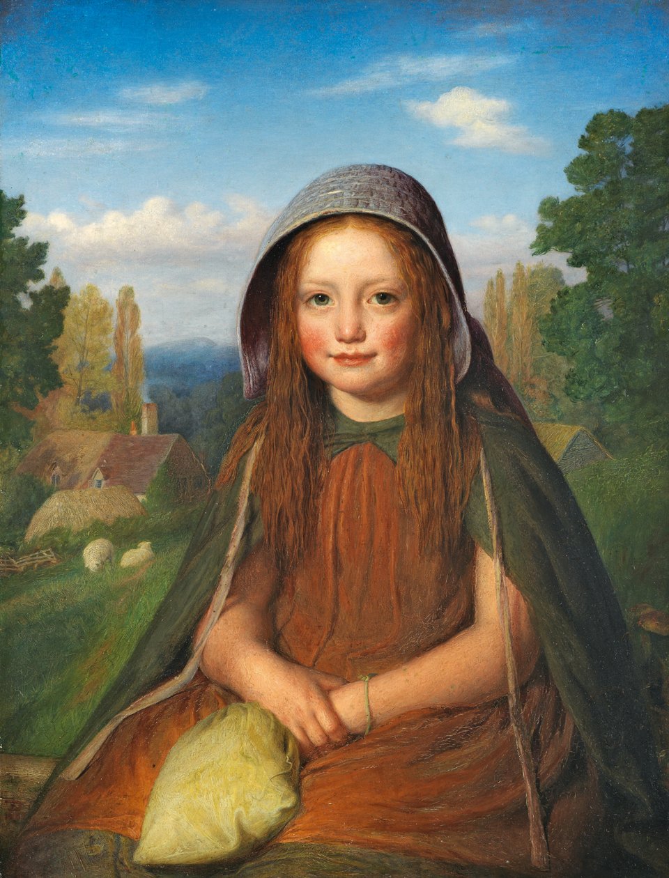 En jente, 1861 av Edward Thompson Davis