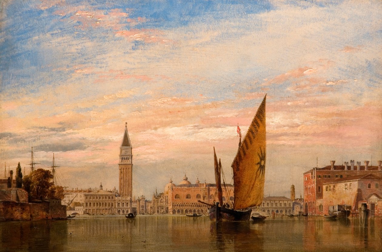 På Canal Grande i Venezia, 1851 av Edward William Cooke