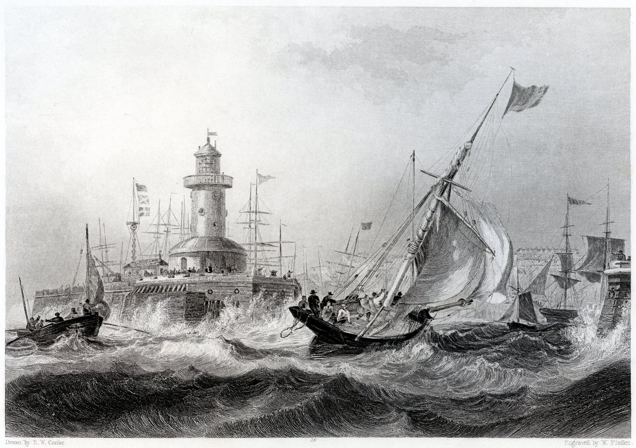 Ramsgate, 1840 av Edward William Cooke