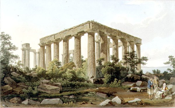The Temple of Jupiter Panhellenios, plate 27 fra del 5 av 