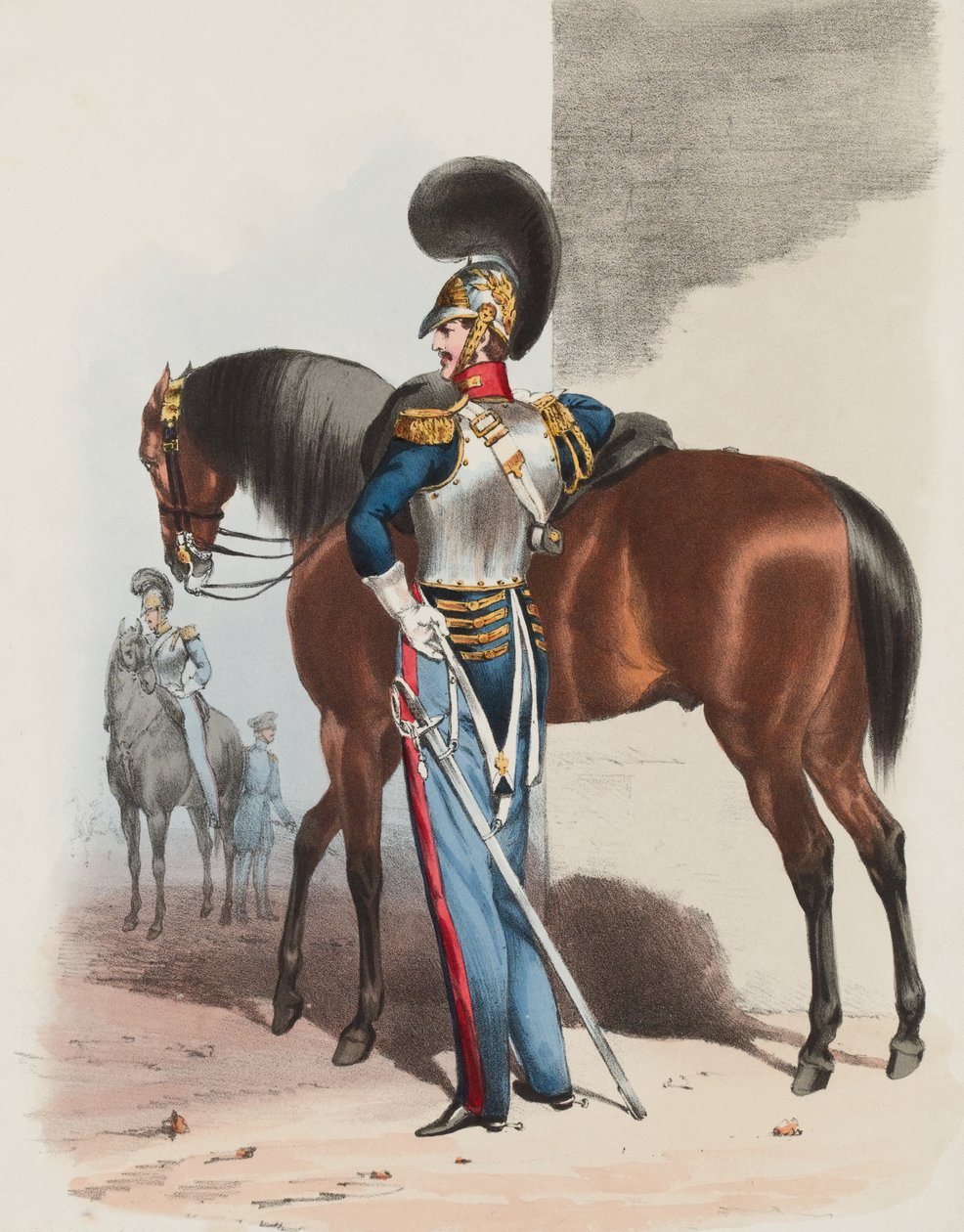 Royal Horse Guards, offiser av Edward (after) Hull