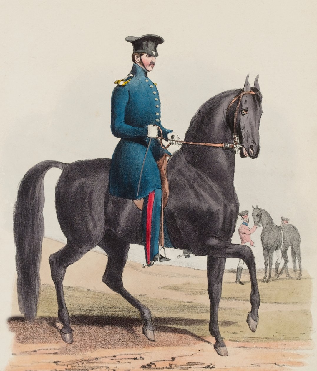 Royal Horse Guards, Ridemester og Rough Riders av Edward (after) Hull