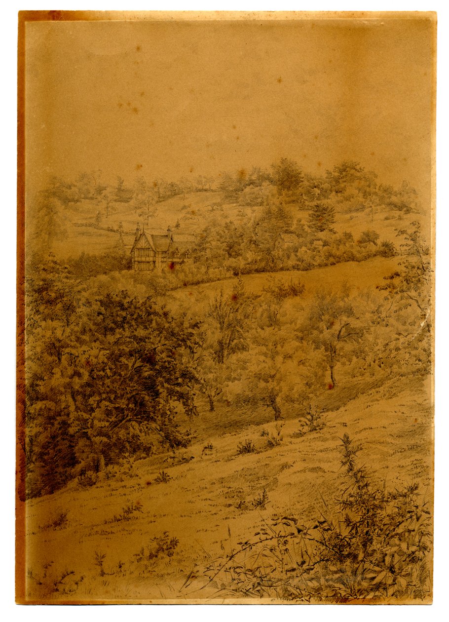 The Crippets, 1895 (penn og blekk med vask på papir) av Edward Adrian Wilson