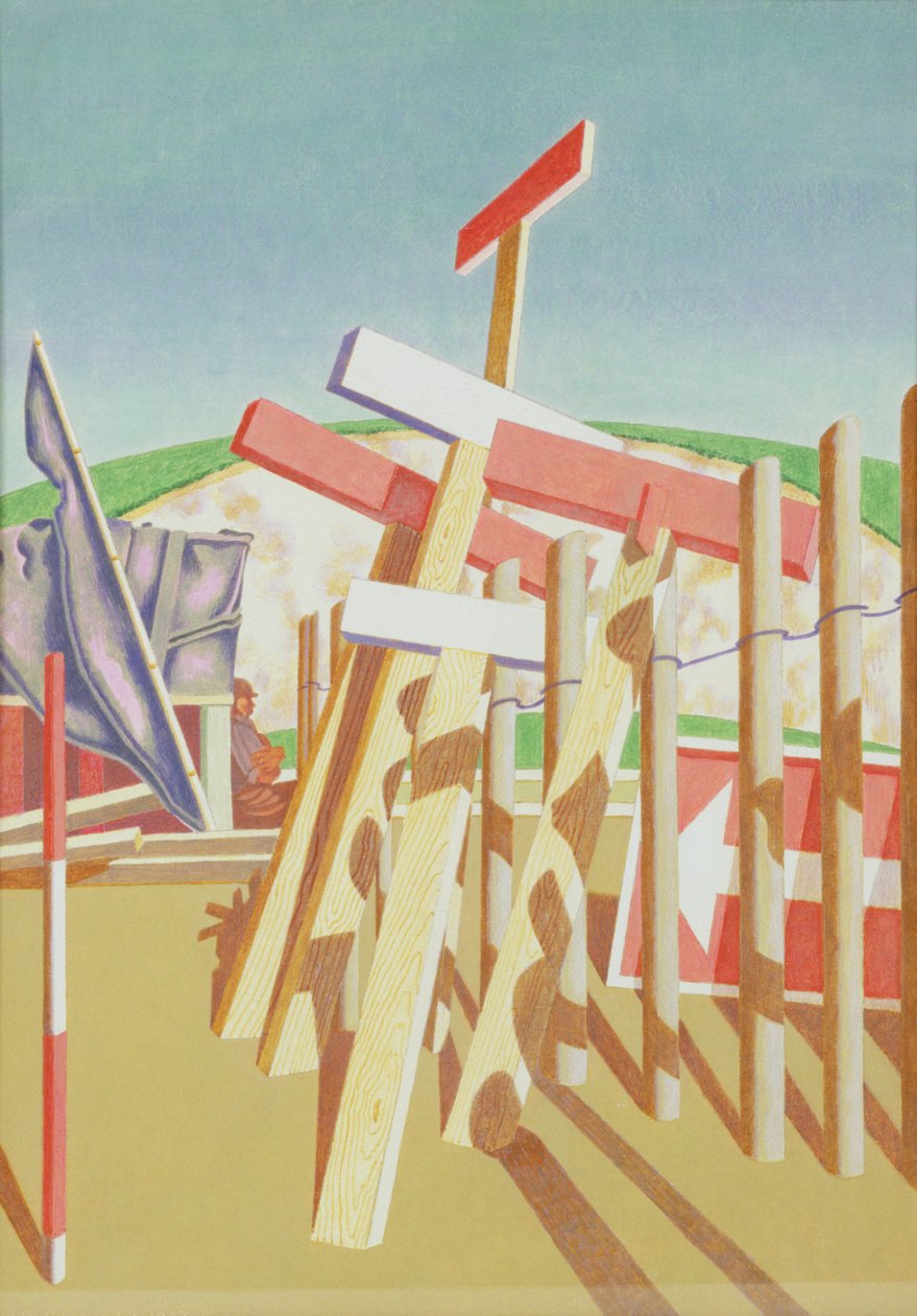 En Sussex-bypass av Edward Alexander Wadsworth