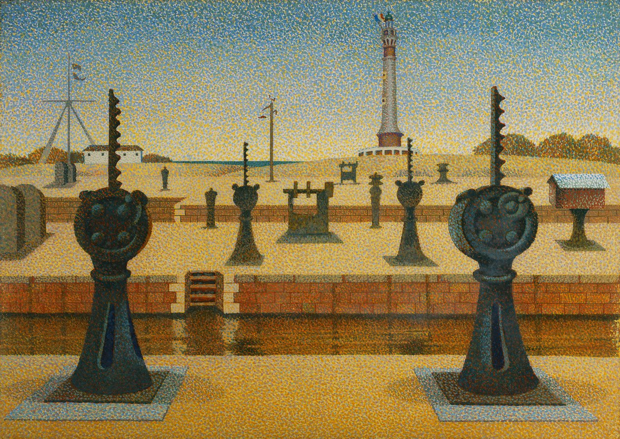 Ouistreham, Normandie av Edward Alexander Wadsworth