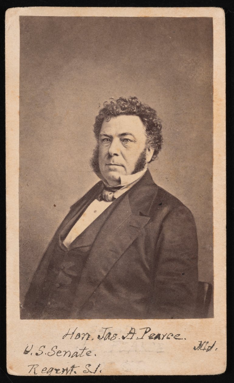 Portrett av James Alfred Pearce 1805-1862, før 1862. av Edward Anthony