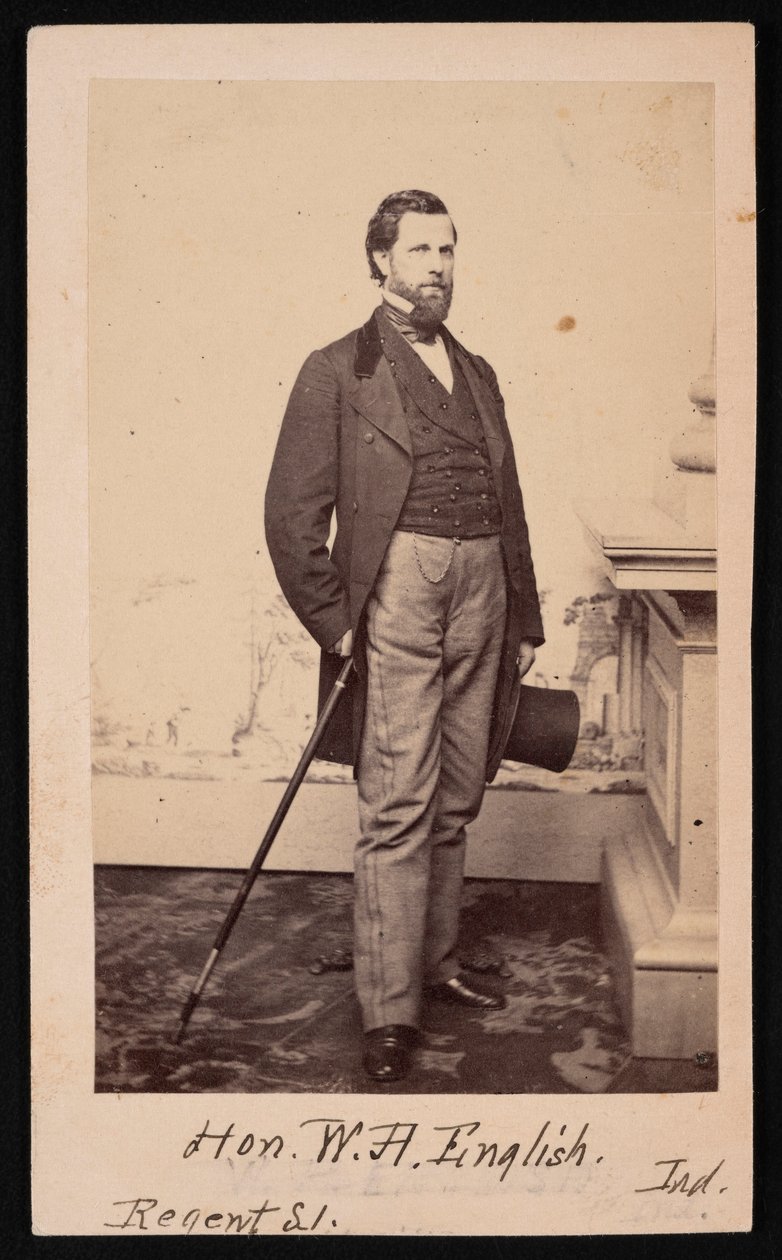 Portrett av William Hayden English 1822-1896, før 1896. av Edward Anthony