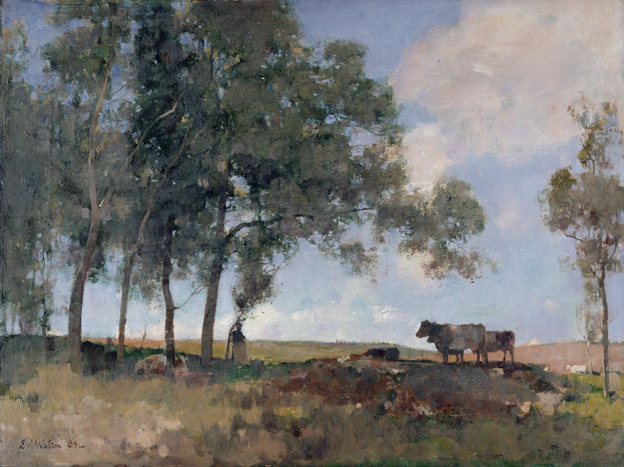 Høstsolskinn, 1884 av Edward Arthur Walton