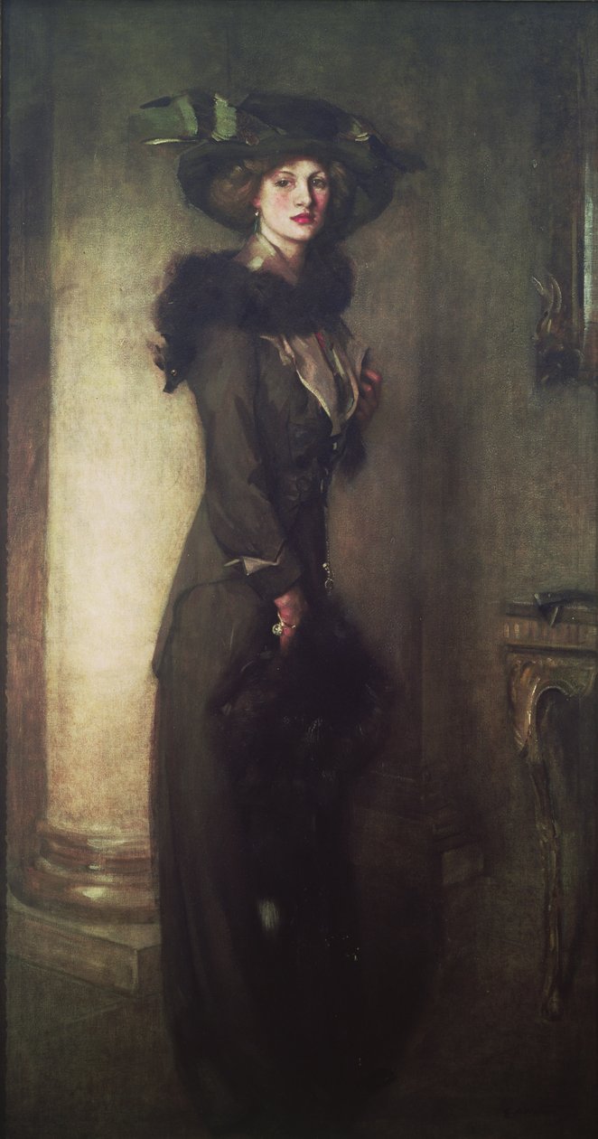 Beverhatten, ca. 1912 av Edward Arthur Walton
