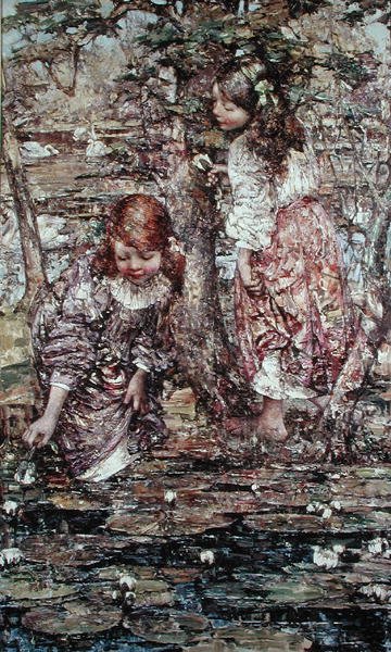 Å samle liljer av Edward Atkinson Hornel