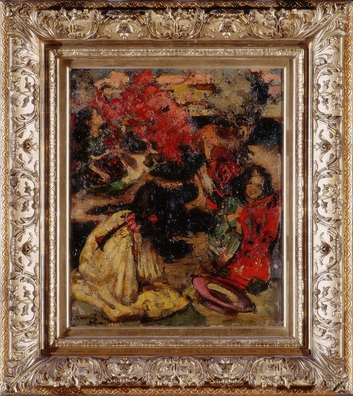 Leisure Moments (olje på lerret) av Edward Atkinson Hornel