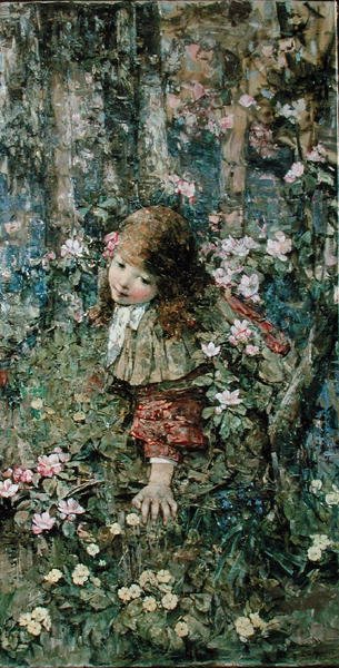 Våren av Edward Atkinson Hornel