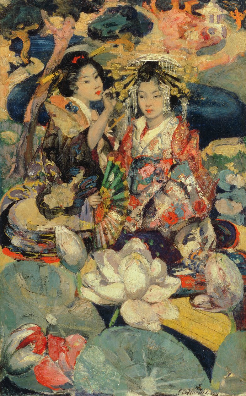 Lotusblomsten av Edward Atkinson Hornel