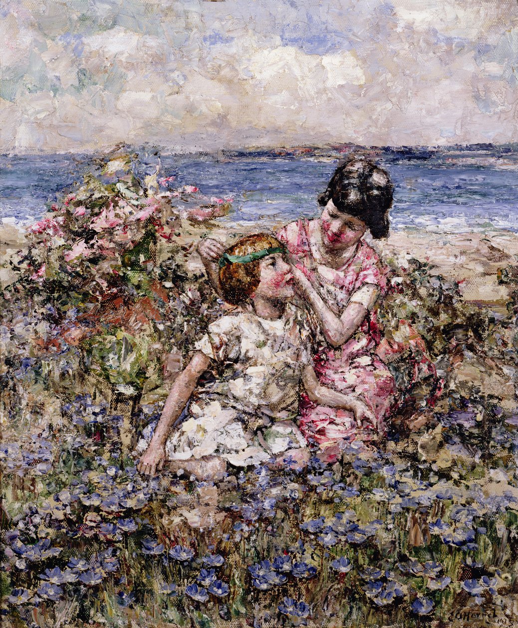 May Queen (olje på lerret) av Edward Atkinson Hornel