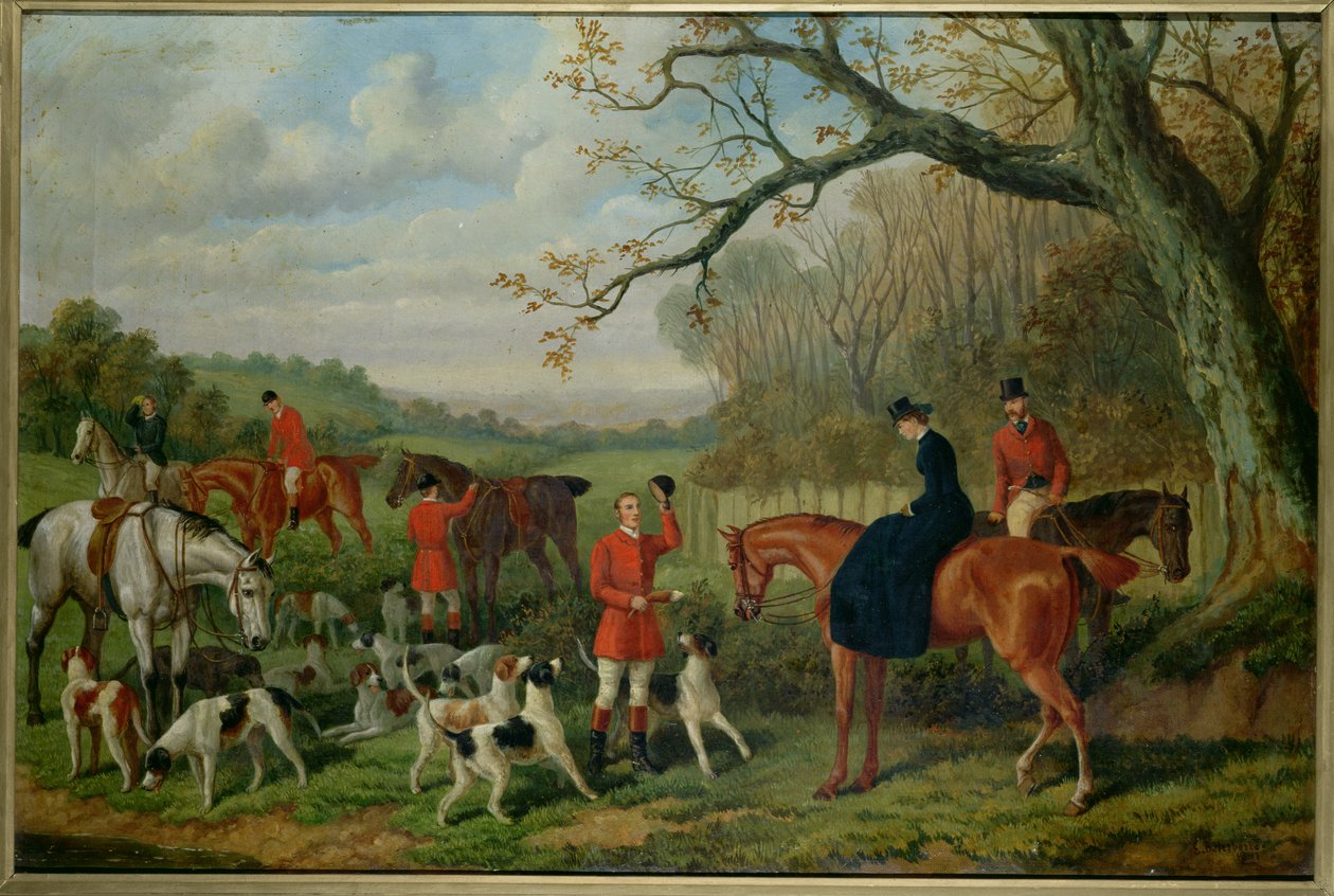 Møtet, 1881 av Edward Benjamin Herberte