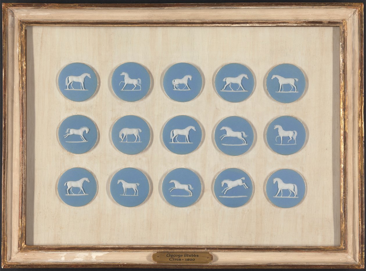 Horse Studies in Relief, etter George Stubbs av Edward Burch