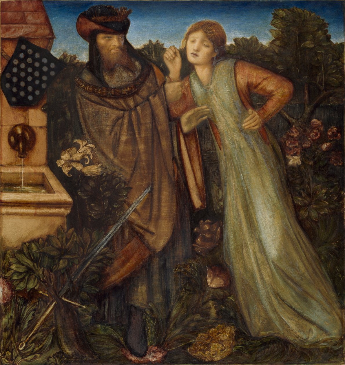 Kong Mark og La Belle Iseult av Edward Burne-Jones