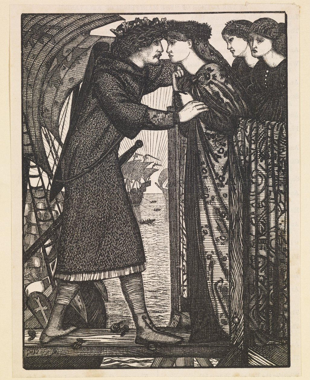 Kong Sigurd Korsfareren - En norrøn saga av Edward Burne Jones