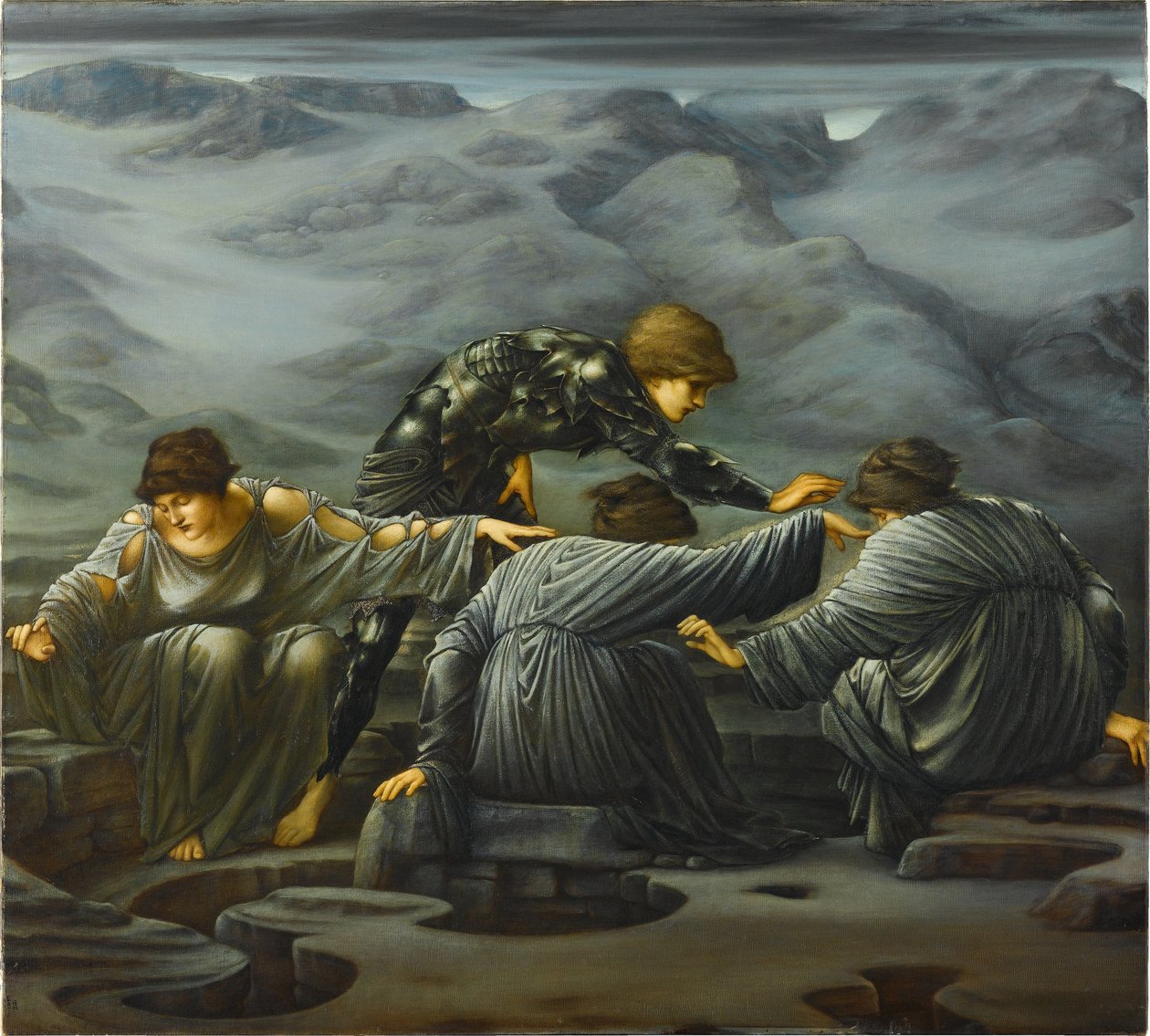Perseus og Graiene av Edward Burne-Jones