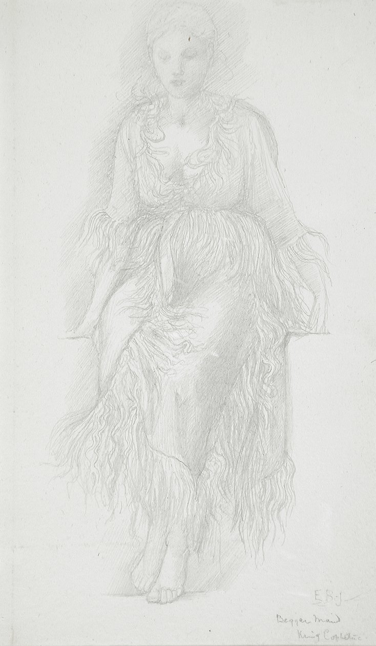 Sittende kvinne av Edward Burne-Jones